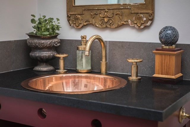 Hone Nero Granite Vanity Top