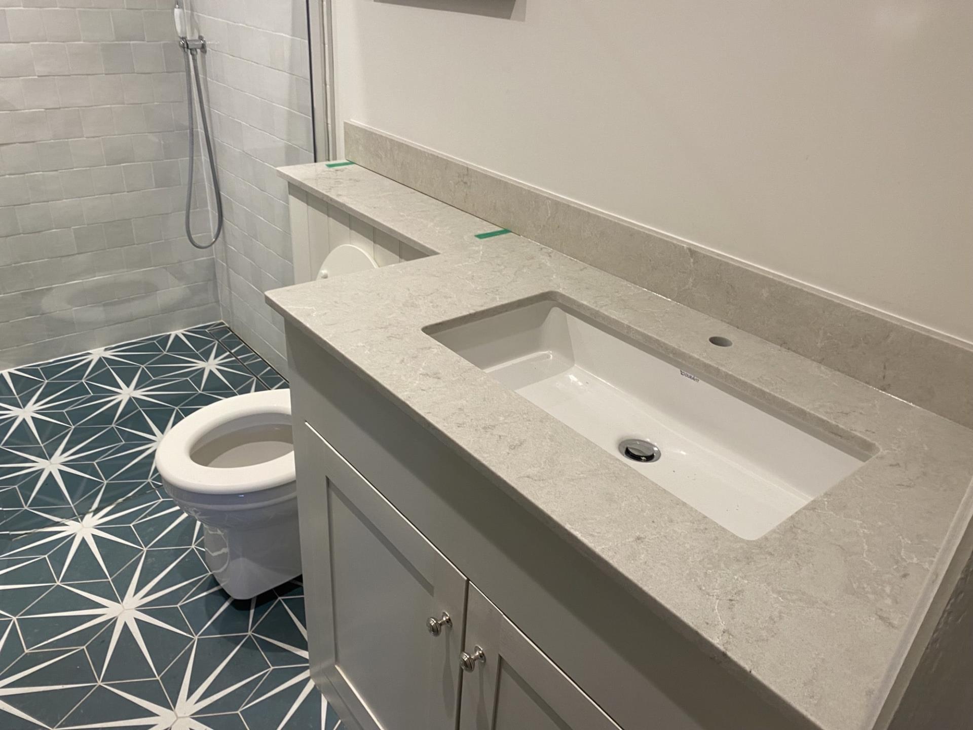 Limestone vanity top