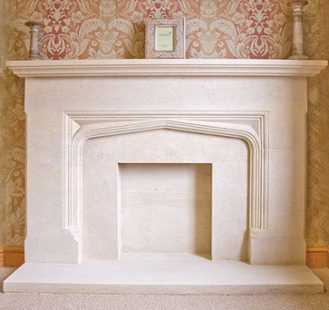 Bremhill Bath stone fireplace