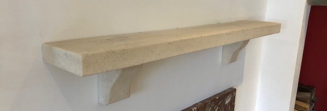 Bath Limestone Floating Mantel