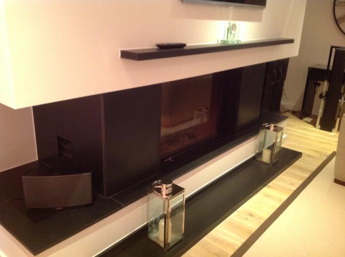 Granite Modern Hearth