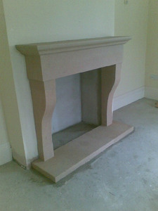 Lacock Bathstone fireplace