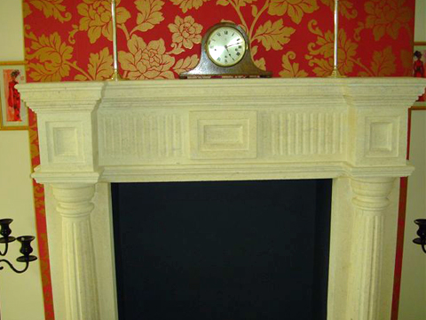 Pickwick Bathstone fireplace