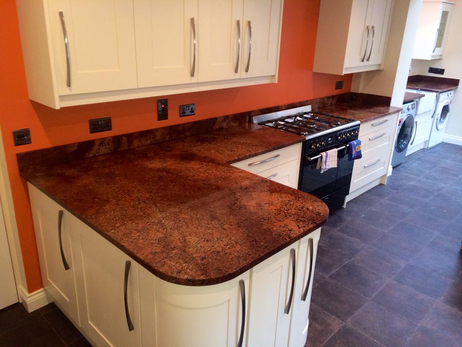 Bespoke granite kitchen worktops