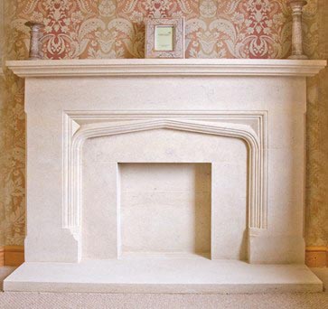 Bath stone fire place