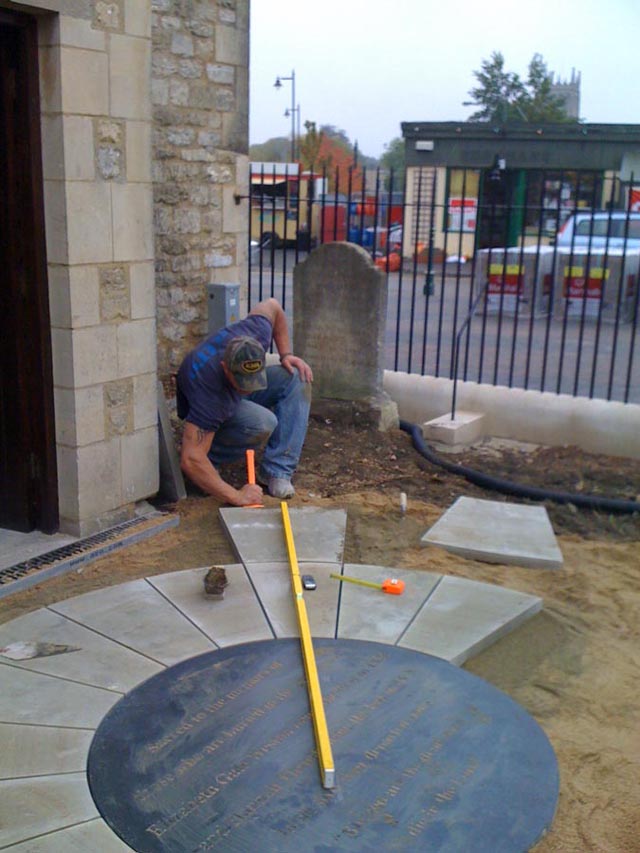 Exterior natural stone flooring