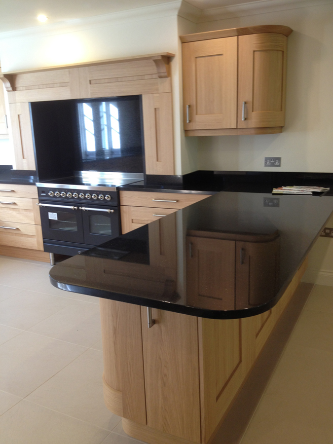 Granite fitted kitchen worktops