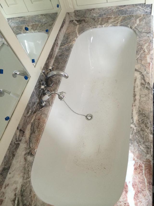 Marble bath surrounds