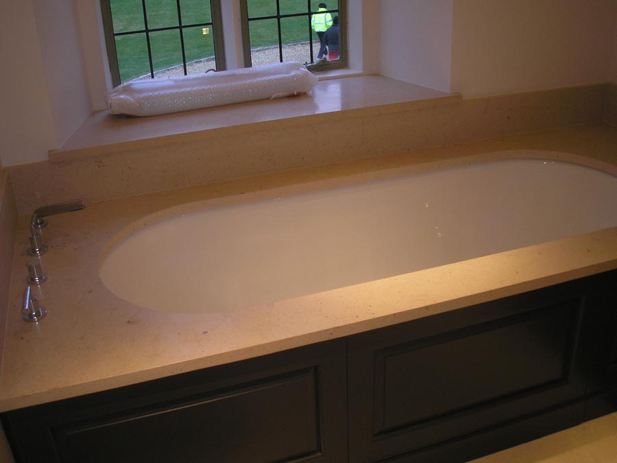 Marble bath surrounds