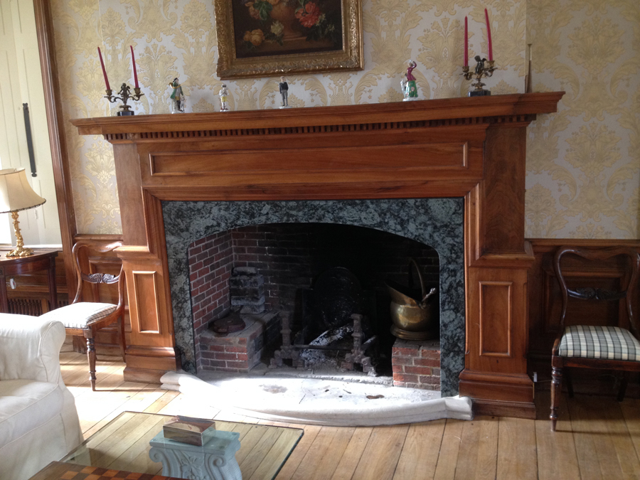 Bespoke marble fireplace surround