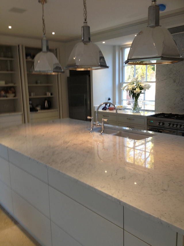 Bespoke natural stone kitchen worktops