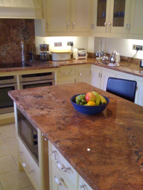 Bespoke natural stone kitchen