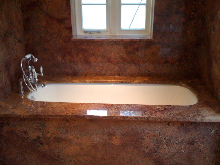 Bespoke natural stone bathroom