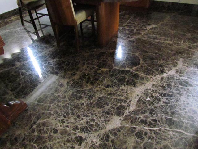 Marble flooring