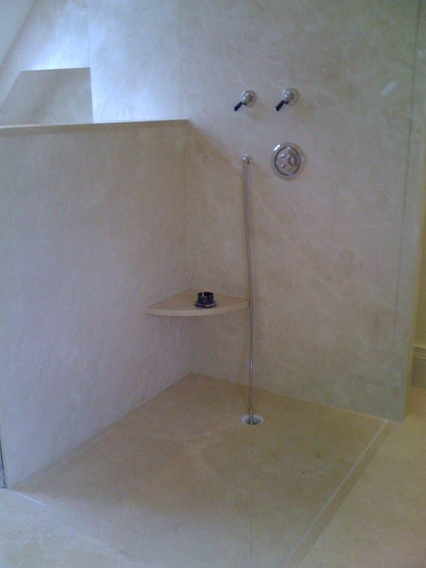 Marble wet rooms