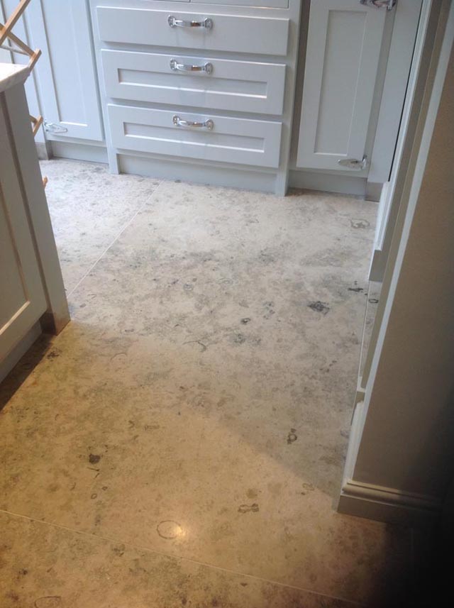 Marble and granite flooring