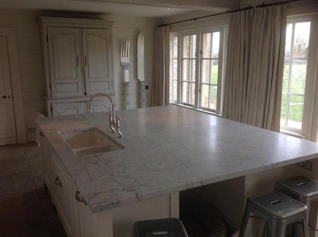 Marble and granite kitchens