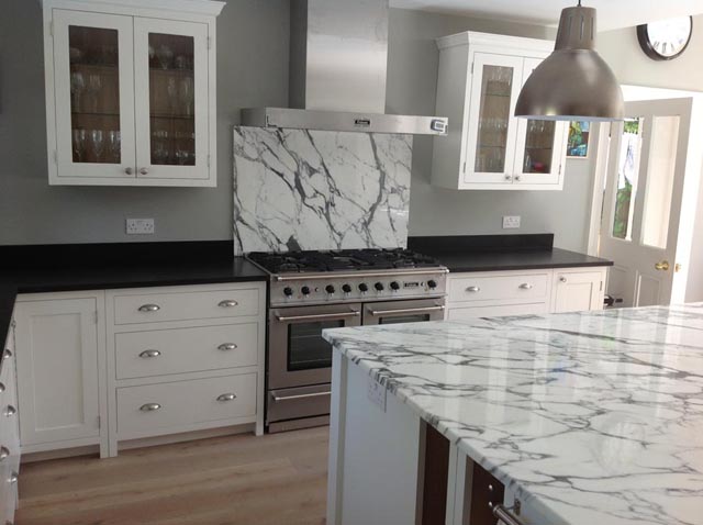 Marble and granite kitchen